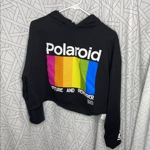 Polaroid Crop top hoodie